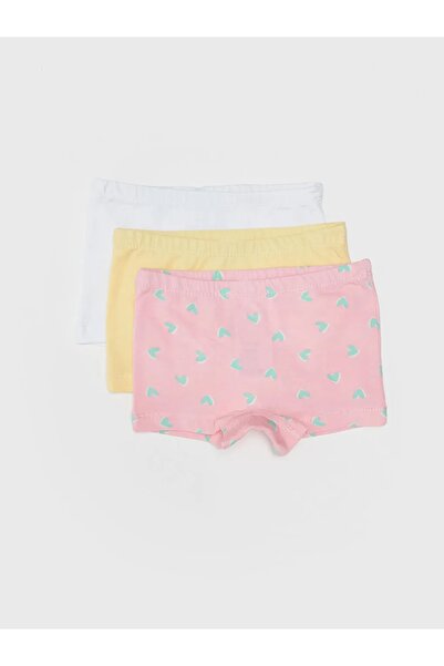 LC Waikiki Baby Girl Boxer with Elastic Waist 3-Piece