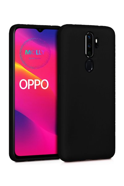 Molly Technology Black Matte Silicone Case For Oppo A9 2020