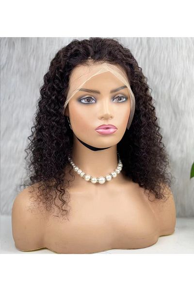 KONAK PERUK Natural Tulle Wig - Real Front Lace - Fluffy Wave - 50-55cm
