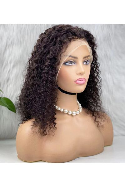 KONAK PERUK Natural Tulle Wig - Real Front Lace - Fluffy Wave - 50-55cm