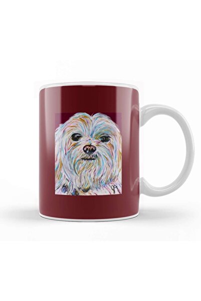 Baskı Dükkanı كوب كلب مالطي بورسلين