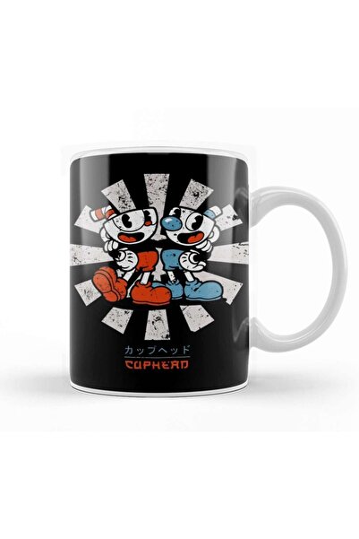 Baskı Dükkanı كوب كوب هيد ياباني ريترو من البورسلين