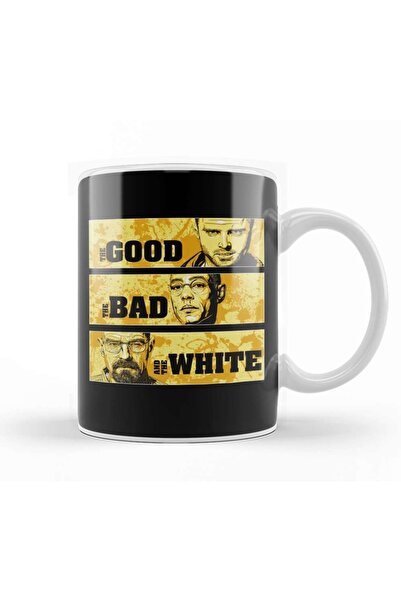 Baskı Dükkanı Breaking Bad The Good The Bad And The White Kupa Bardak Porselen