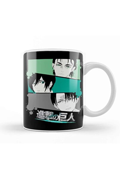 Baskı Dükkanı كوب بورتريه من البورسلين للموسم الأخير من هجوم العمالقة ميكاسا ...