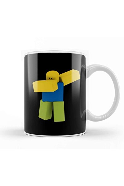 Baskı Dükkanı Dabbing Roblox Noob Dab Kupa Bardak Porselen