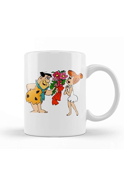 Baskı Dükkanı العصر الحجري عائلة فلينتستون 03 كوب بورسلين