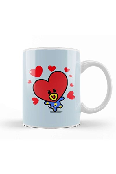 Baskı Dükkanı كوب Bt21 V Taetae Taehyung كوب بورسلين