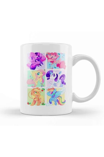 Baskı Dükkanı My Little Pony M6 Mug Cup Porcelain