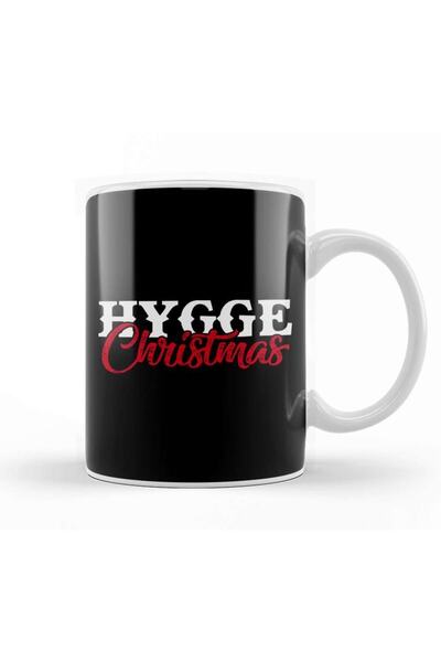 Baskı Dükkanı عيد الميلاد Hygge كوب القدح الخزف