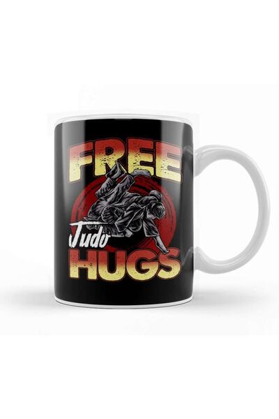 Baskı Dükkanı كوب جودو مجاني مرح من الخزف Mma Pun