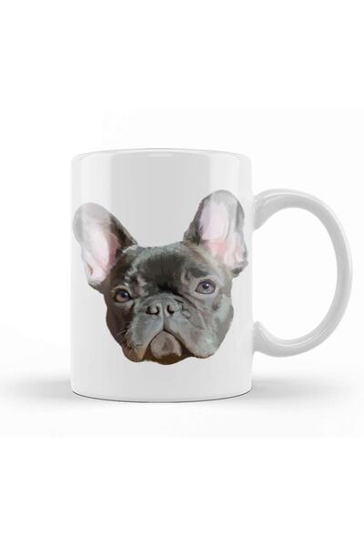 Baskı Dükkanı كوب بورسلين من French Bulldog Frenchie Dog Love
