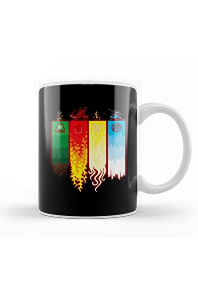 Baskı Dükkanı Element Symbols Avatar The Last Airbender Mug Glass Porcelain