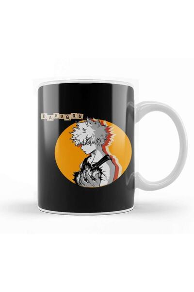 Baskı Dükkanı My Hero Academia Bakugo Bakugo Aka Katchan Mug Cup Porcelain