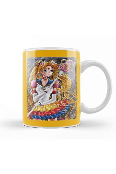Baskı Dükkanı Eternal Sailor Moon Ready For A Battle Kupa Bardak Porselen