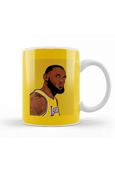 Baskı Dükkanı كوب ليبرون جيمس زجاج بورسلين