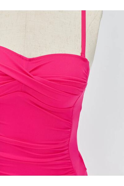 LC Waikiki Lcw Dream Büzgü Detaylı Kadın Mayo