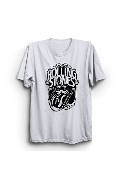 The Fame The Rolling Stones, crni dizajn, majica rok metal benda