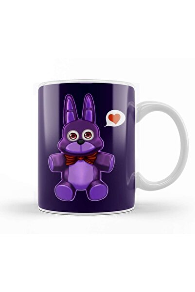 Baskı Dükkanı كوب بورسلين زجاجي من القطيفة من Mlp Fnaf Bonnie
