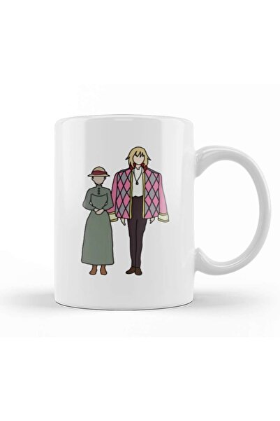 Baskı Dükkanı قلعة هاول المتحركة 04 مج زجاجي من البورسلين