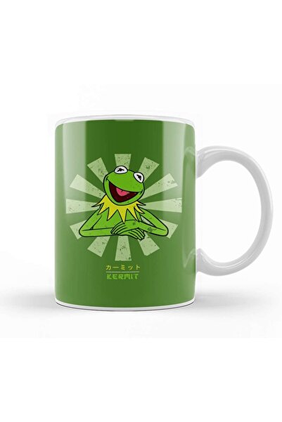 Baskı Dükkanı مج بورسلين كيرميت الضفدع ريترو ياباني 01