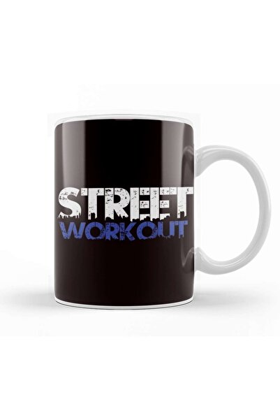 Street Workout Calisthenics Fitness Gym Training Exercise Mug Porcelain