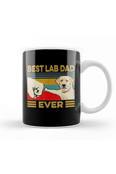 Baskı Dükkanı الرجعية لابرادور أبي هدية الكلب الأب الذهبي الأسود مختبر الأب 0...