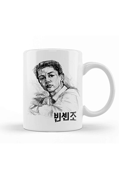 Baskı Dükkanı كوب من الخزف من Kdrama Vincenzo Song Joongki