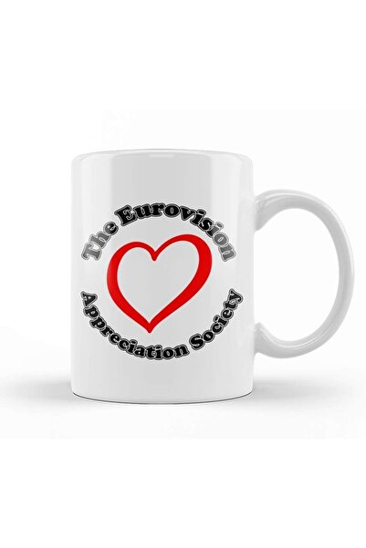 Baskı Dükkanı كوب تقدير جمعية يوروفيجن زجاج بورسلين