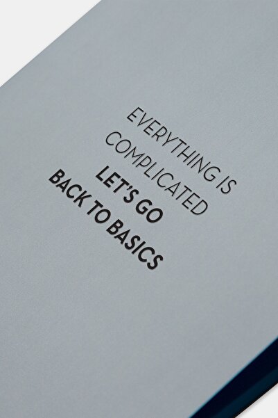 PK Design Ατζέντα Επιστροφής στα Βασικά - Γκρι