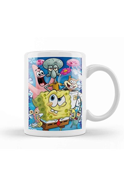 Baskı Dükkanı Sünger Bob Sponge Bob 02 Kupa Bardak Porselen