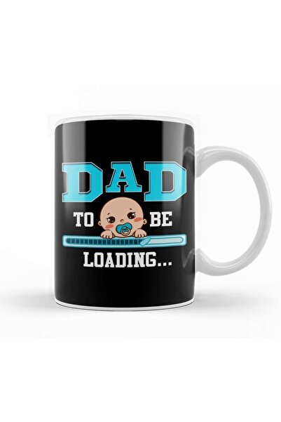 Cute Dad To Be Loading New Father Newborn Baby Mug Porcelain