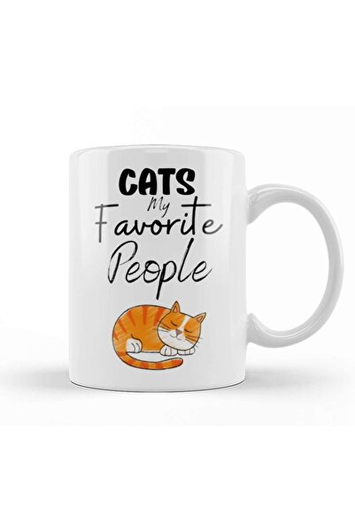 Baskı Dükkanı هدايا لمحبي القطط للرجال كوب بورسلين