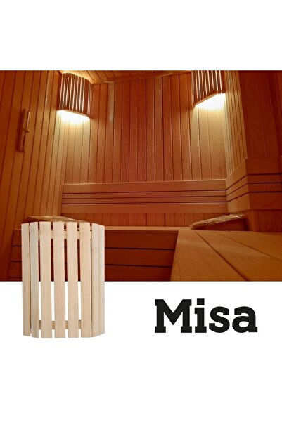 Genel Markalar Ahşap Sauna Aydınlatma Apliği
