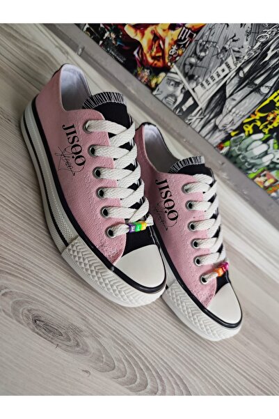 MECH BUTİK Blackpink Üye Isim Ve Blackpink Baskılı Pembe Ve Siyah Karışık Ren...