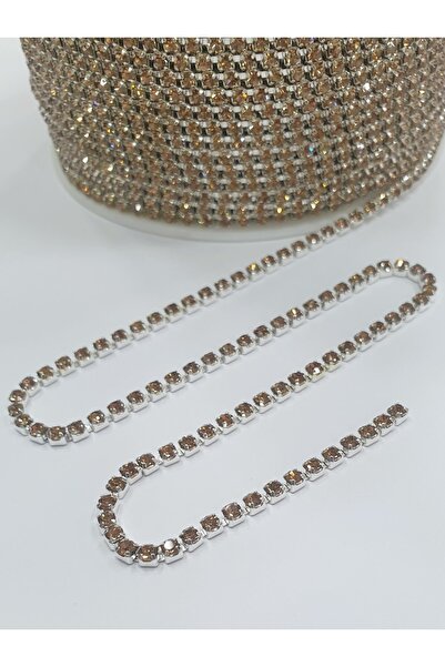 CRYSTALSHOP Sa kamenčićima Traka - SS12 (2.5mm) zlatna (10 metara)