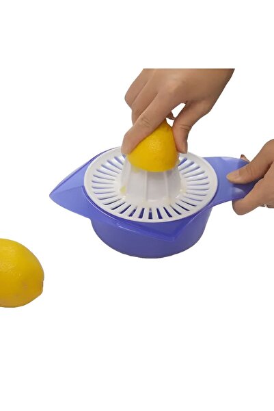 ÖZATAK PLASTİK عصارة ليمون مع وعاء عصارة حمضيات برتقال 300 مل 1 قطعة