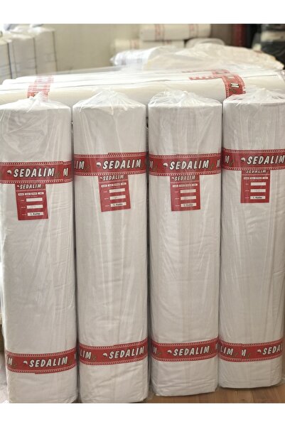 MEFTUN HOME Amerikan Bezi (hambez) Natürel Bej / Optik Beyaz 225 Cm