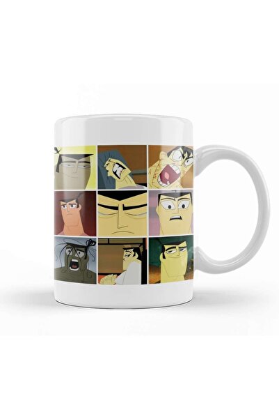 Baskı Dükkanı كوب ساموراي جاك 05 كوب بورسلين