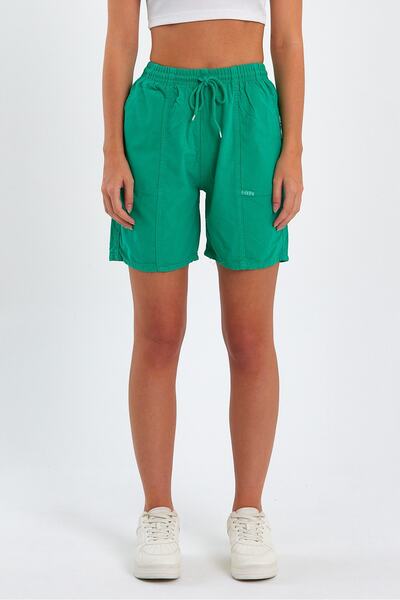 Tarz Cool Зелені лляні шорти - жіночі, вільний крій