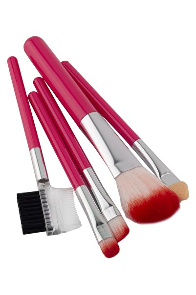 Tikatti Travel Size 5 Pcs Brush Red