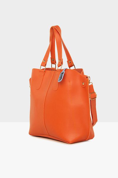 Bagmori Tile Women's Three Compartment Snap Detail Bag M000002918
