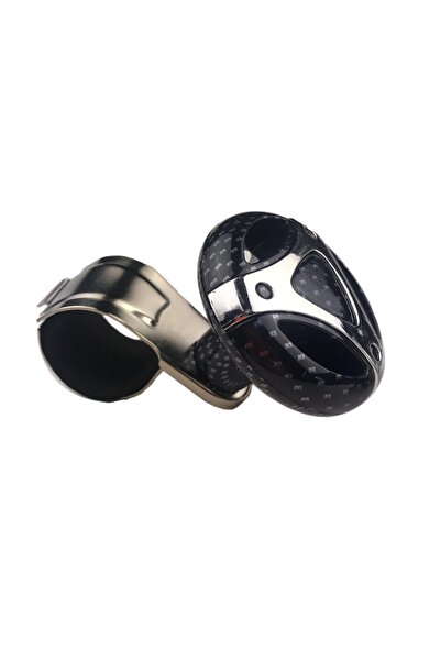 SKY TOPTAN Κουμπί Τιμονιού Space Μεταλλικό-μαύρο / Dıto19