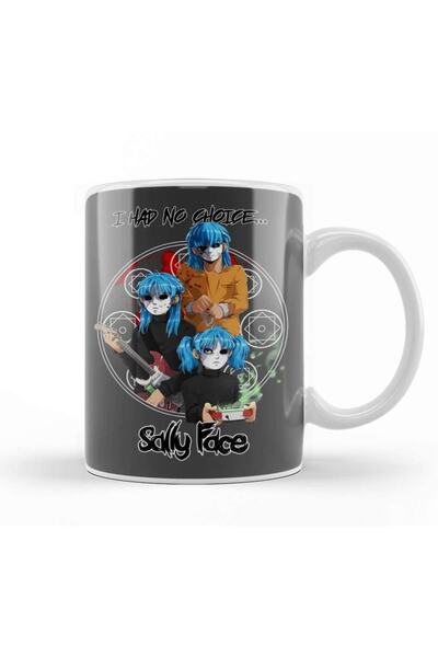 Baskı Dükkanı كوب سالي فيس لم يكن لدي خيار، كوب زجاجي من البورسلين