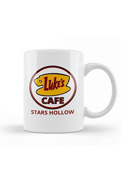 Baskı Dükkanı كوب جيلمور جيرلز لوك كافيه زجاجي من البورسلين