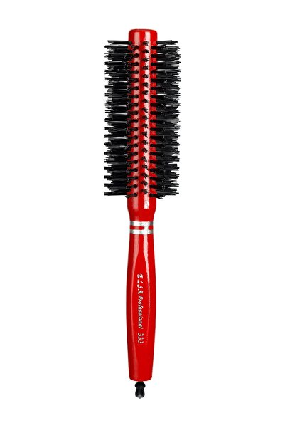 ELSA Επαγγελματική βούρτσα μαλλιών 333 με κόκκινη πόρπη