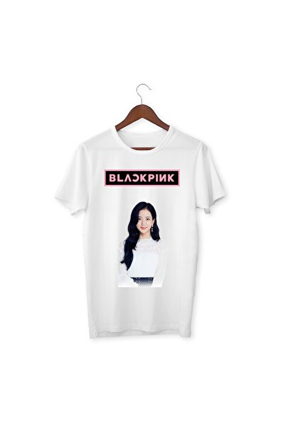 YAPO TİCARET Blackpink - Jiiso- Digital Printed Παιδικό Λευκό T-shirt
