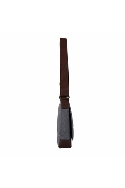 Bagacar Ανθρακί Unisex 9" 10" τσάντα Messenger με iPad και Tablet