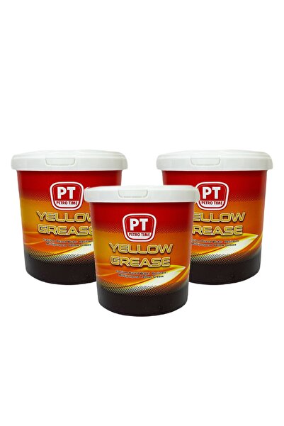 Petro Tıme Kalsiyumlu Sarı Gres 3 X 1kg = 3 Kg -suya Dayanıklı