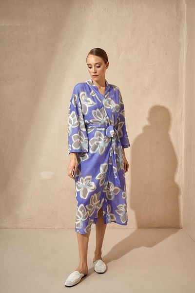 Hays Γυναικείο Vegan Woven Lilac Φόρεμα & Σετ Peignoir 3c2t1n48