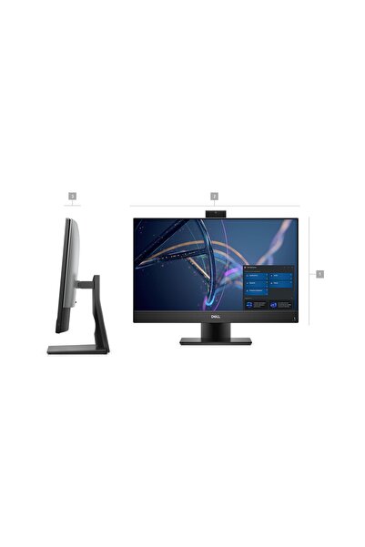 Dell Optiplex 7400 Vpro I5-12500 16gb 512gb Ssd 23.8 Ubuntu Aıo Bilgisayar